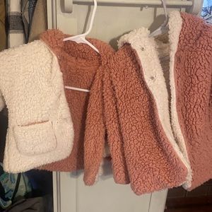 Zara reversible teddy jackets